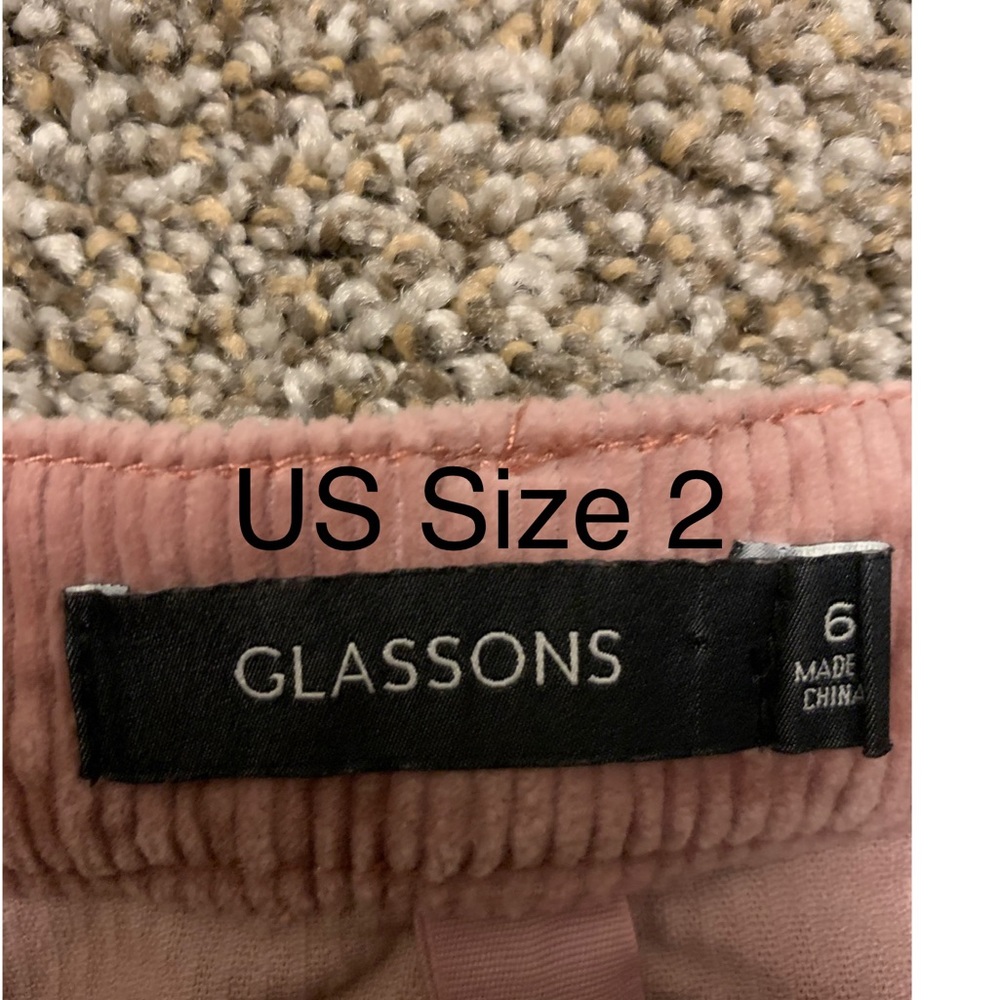 Glassons Panelled Cord Mini Skirt - Picture 6 of 8
